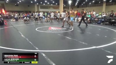 165 lbs Round 3 (6 Team) - Lucas Boecker, Florida Pitbulls vs Braydon Tray, Team Rich Habits White