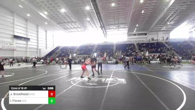 157 lbs Consi Of 16 #1 - Jake Broadhead, Shootbox WC vs Isaac Flores, Riverside Rascals