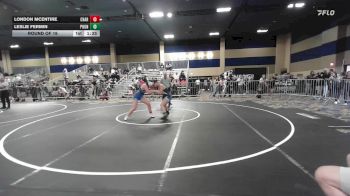 145 lbs Round Of 16 - London McEntire, Charger WC vs Leslie Fermin, Pounders WC