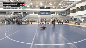 34.6-38 lbs Champ. Round 1 - Nashden Cunningham, Roy Wrestling Club vs Kooper King, Box Elder Stingers