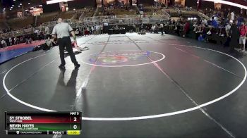 126 lbs Champ. Round 1 - Sy Strobel, West-Oak vs Nevin Hayes, Zephyrhills Christian