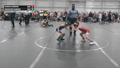 60 lbs Round 1 (4 Team) - Rowan Johnson, Capital City WC vs Bronxten Parrish, Contenders WA Green