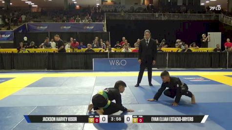 Evan Elijah Estacio-Bryers vs Jackson Harvey Kisor 2026 Pan Kids Jiu-Jitsu IBJJF Championship