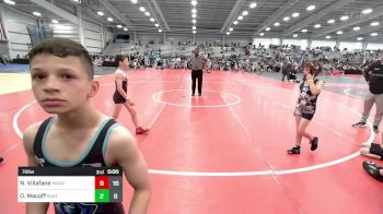 65 lbs Rr Rnd 1 - Michael Nicosia, Mat Assassins Black vs Colt Pfautz, 84 Athletes