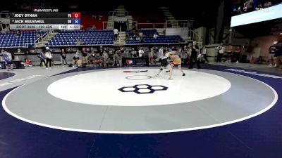100 lbs Cons. Quarters - Joey Synan, PA vs Jack Mulvahill, OR