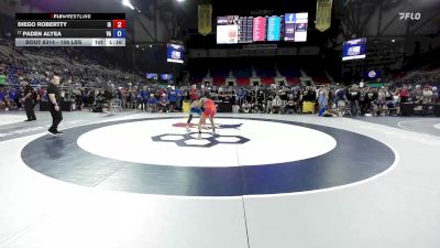 106 lbs Cons. Quarters - Diego Robertty, IA vs Paden Alyea, VA