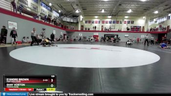 125 lbs Cons. Round 2 - D`Andre Brown, Fort Hays State vs Shay Horton, Thomas More