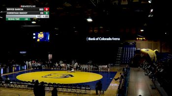 184 lbs Bryce Garcia, Northern Colorado vs Christian Smoot, Utah Valley