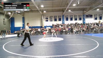 126 lbs Round Of 16 - Michael Canova, North Attleborough vs Aiden DeCoste, Gloucester