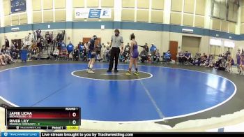 105 lbs Round 1 (4 Team) - Jamie Licha, Brownsburg vs RIVER LILY, Franklin Community