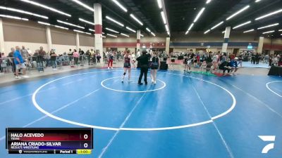 136 lbs Cons. Semi - Halo Acevedo, Texas vs Ariana Criado-Silvar, ReZults Wrestling