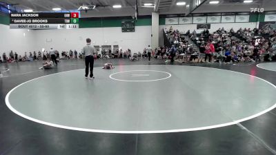 55-60 lbs Round 1 - Davee-Jo Brooks, The Best Wrestler vs Nara Jackson, Greater Heights Wrestling