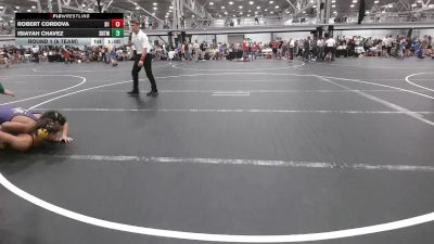 120 lbs Round 1 (6 Team) - Isiayah Chavez, Team Shutt Mau Mau vs Robert Cordova, Division-1