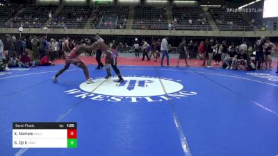 220 lbs Semifinal - Xavier Nichols, Columbia vs Sam Ojl II, Frederick