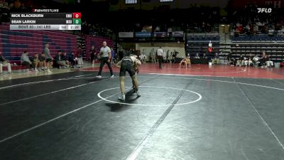 141 lbs Round Of 16 - Nick Blackburn, Central Michigan vs Sean Larkin, Michigan State