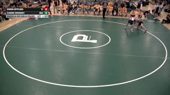 150 lbs Semis & 1st Wb (8 Team) - Owen Effling, Tri-Valley vs Caden Singrey, Kingsbury County