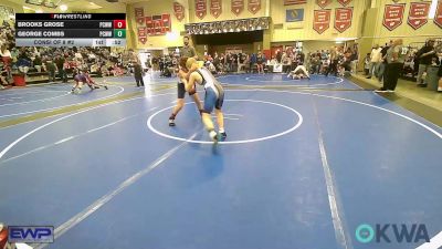 90 lbs Consi Of 8 #2 - Brooks Grose, Ponca City Wildcat Wrestling vs George Combs, Ponca City Wildcat Wrestling