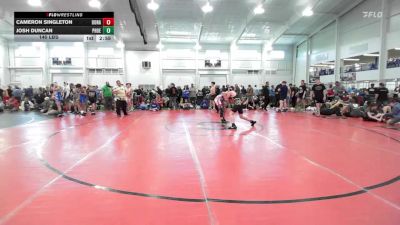 140 lbs Round Robin 2 - Cameron Singleton, Donahue Wrestling Academy - MS vs Josh Duncan, Phoenix Wrestling Club Blue-MS
