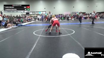 150 lbs Champ. Round 1 - Luke Kelley, Maize vs Landon Beaver, Hoisington WC