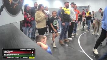 95 lbs Quarterfinal - Madison Shelton, Summerville vs Jayce Cox, Hard Rock