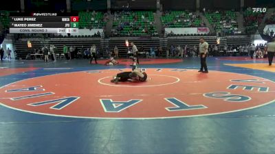 1A-4A 120 Cons. Round 3 - Luke Perez, Westminster Christian Academy vs Mateo Jimenez, St. John Paul II