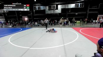 46 lbs Semifinal - Liam Rodriguez, Grindhouse WC vs Myla Felix, Rby Wc