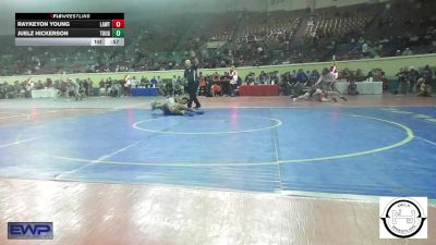 118 lbs Consi Of 32 #1 - Raykeyon Young, Lawton IKE vs Juelz Hickerson, Tough N Technical Wrestling Club