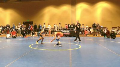 98 lbs 5th Place Match - Bert Dhiman, Tiger Claws Wrestling vs Subhan Ahmad