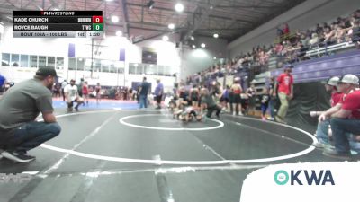 100 lbs Rr Rnd 1 - Kade Church, Skiatook Youth Wrestling vs Royce Baugh, Team Tulsa Wrestling Club