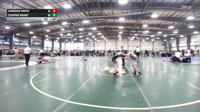100 lbs Round Of 32 - Jameson White, NC vs Cooper Grant, ME