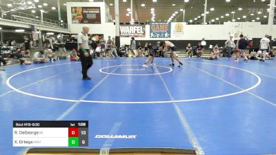 134 lbs Quarterfinal - Ryan DeGeorge, Beast Of The East vs Xavier Ortega, GT Final Purge