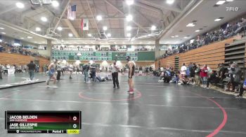 150 lbs 3rd Place Match - Jase Gillespie, Rancho Bernardo vs Jacob Belden, San Clemente