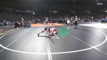 5A Boys 106 lbs Champ. Round 1 - Samuel Greenstreet, Thurston Boys vs Logan Brockus, Centennial Boys