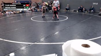 59 lbs Quarterfinal - Tyler Johnson, Warrior Wrestling Club vs Indiana Dorris, Kuna Klub