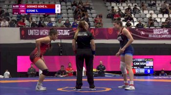 62 kg Semifinal - Savannah Cosme, USA vs Ana Godinez, CAN