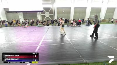 170 lbs Cons. Semi - Harlie Velarde, WY vs Rosalynn Diaz, CA