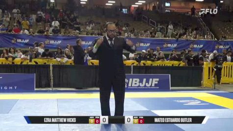 Ezra Matthew Hicks vs Mateo Estuardo Butler 2026 Pan Kids Jiu-Jitsu IBJJF Championship