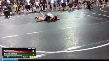 110 lbs Champ. Round 1 - Drake Arnold, Nebraska Elite Wrestling Club vs Ryan Massey, Wrecking Crew Wrestling Club