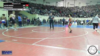 110 lbs Round Of 64 - Jacob Harris, Crossings Christian School vs Kye Schultz, Plainview JH