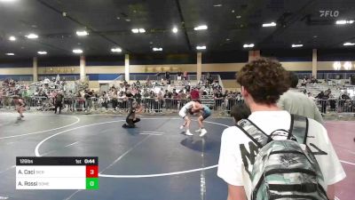 126 lbs Consi Of 32 #1 - Alfred Caci, Sierra Vista HS vs Andre Rossi, Somerset Academy