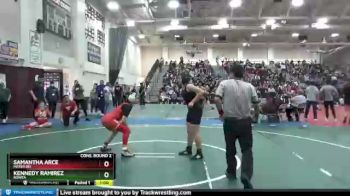 150 lbs Cons. Round 2 - Samantha Arce, Mater Dei vs Kennedy Ramirez, Bonita