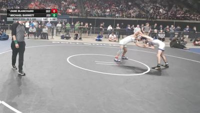 D 1 120 lbs 1st Place Match - Zane Blanchard, Southside vs Michael Barnett, Jesuit