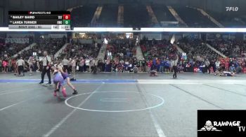 90 lbs 3rd Place Match - Lanea Turner, Oakley Wrestling Club vs Bailey Baird, Topeka Blue Thunder