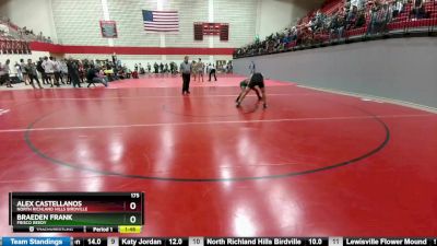 175 lbs Round 1 - Braeden Frank, Frisco Reedy vs Alex Castellanos, North Richland Hills Birdville