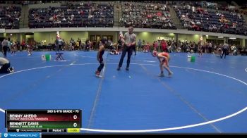 75 lbs Quarterfinal - Benny Ahedo, Pursuit Wrestling Minnesota vs Bennett Davis, Pinnacle Wrestling Club