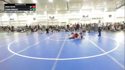 E-132 lbs Consi Of 8 #1 - Issac Davis, WV vs Kaden Gregor, PA
