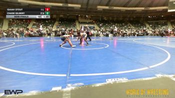 100 lbs Semifinal - Isaiah Stout, F-5 Grappling vs Chase Gilbert, The St James Academy