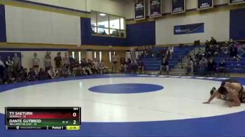 184 lbs Semis & Wb (16 Team) - Dante Gutbrod, Williams College vs Ty Saeturn, Norwich