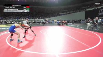 4A Boys 150 lbs Champ. Round 1 - Tyler Kenton, Molalla Boys vs Daxon Pennington, Crook County Boys