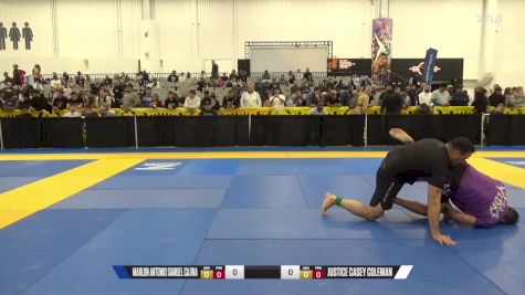 Justice Casey Coleman vs Marlon Antonio Samuel Cajina 2024 World IBJJF Jiu-Jitsu No-Gi Championship